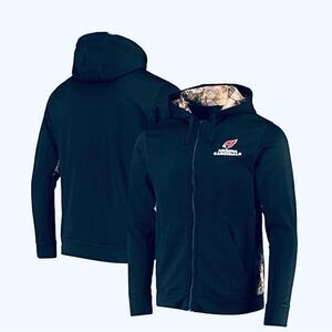 Men's Black/Realtree Camo Arizona Cardinals Decoy Tech Fleece Full-Zip Jacket